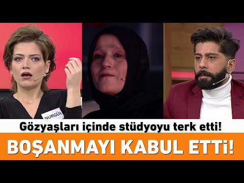 Emre boşanmayı kabul etti! Gözyaşları içinde stüdyoyu terk etti