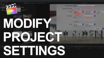 How to Modify Project Settings in FCPX | FCPX Tutorials | iLearnhub