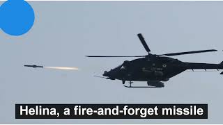 India test fires anti-tank guided missile Helina from chopper, hits target