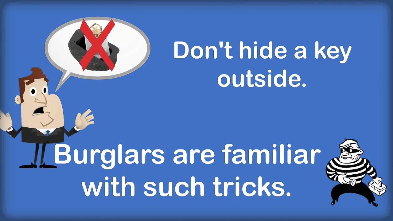 How to Discourage Burglars? YouTube