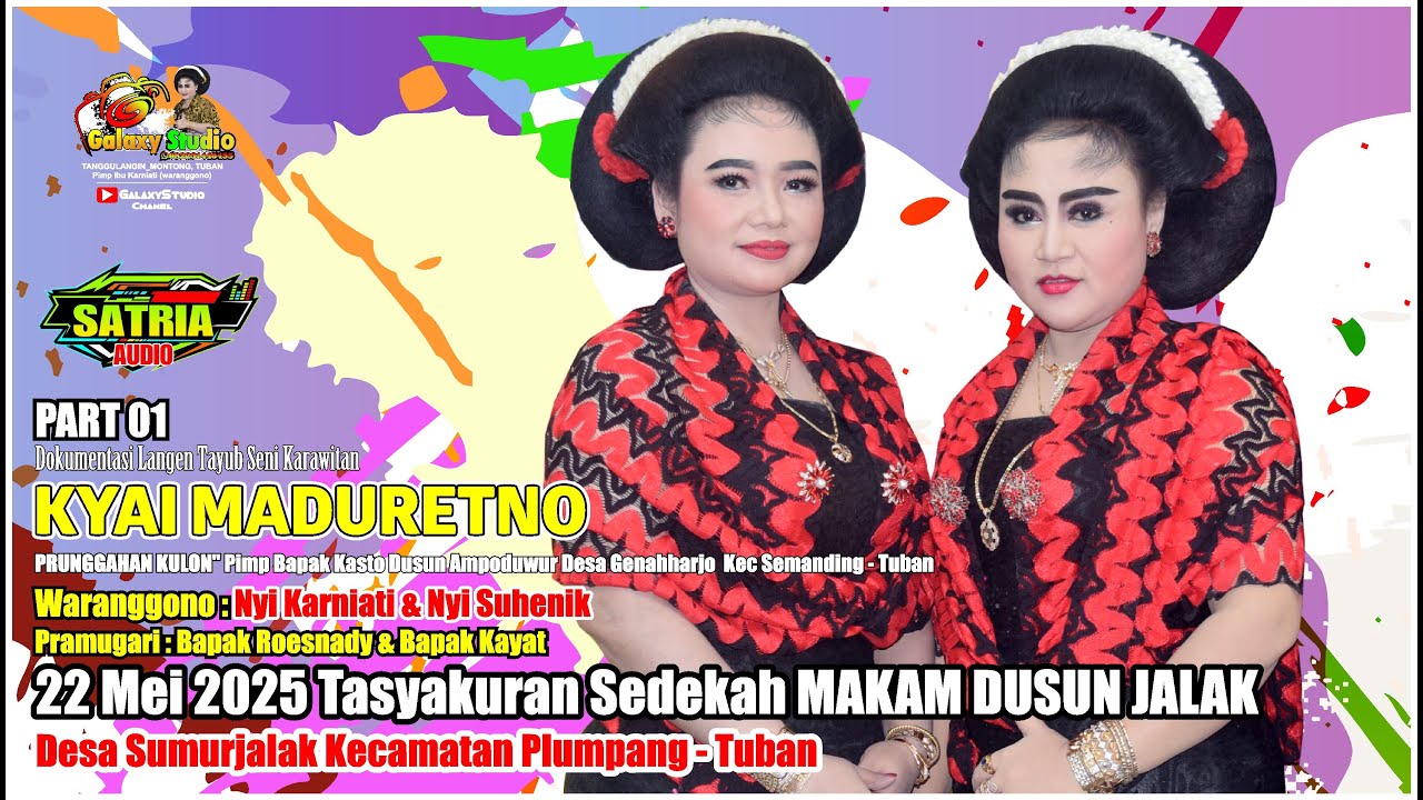 TAYUB SEDEKAH BUMI SUMURJALAK PLUMPANG NYI KARNIATI & NYI HENIK PART 01