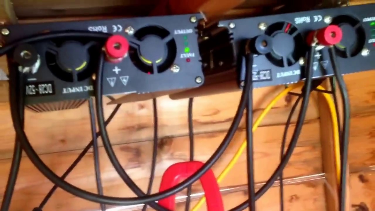 2 500w gti500w grid tie power inverters in parallel with 3 250w solar