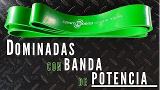 DOMINADAS PARA PRINCIPIANTES (ENTRENAMIENTO CON BANDA ELASTICA)