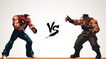 [KOF Mugen] 🔥 Terry Bogard vs Clark (Insane AI) Fight #thekingoffighters