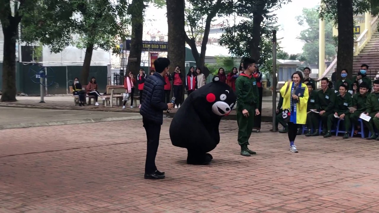 Linh vật nổi tiếng nhất Nhật Bản Kumamon Lần đầu từ Nhật Bản qua Việt Nam.