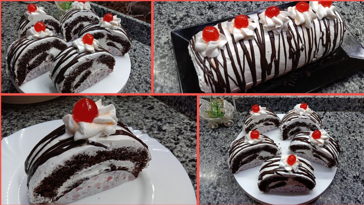 سويسرول صيامي بدون بيض او حليب | حلويات صيامي |حلويات نباتيه