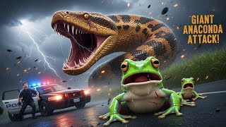 Epic Frog Rescue From Giant Anaconda Animal Rescue Story Wildlife Survival Story 2025
