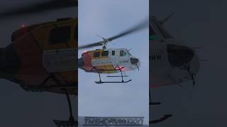 Helicopter Takeoff  Bell 205 Huey