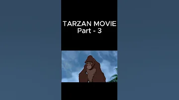 Tarzan Movie (1999) Part-3 #shorts #tarzan #cartoon #viral #shortvideo #kids