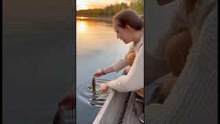 Угощаю рыбку червячком🪱🐟 #fishing #fishingvideo #fish #рыбка #червяк #кормим #рыбалка