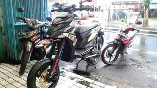 Honda Beat Street Rasa Supermoto Pakai Ban Asli Bawaan Yamaha Aerox