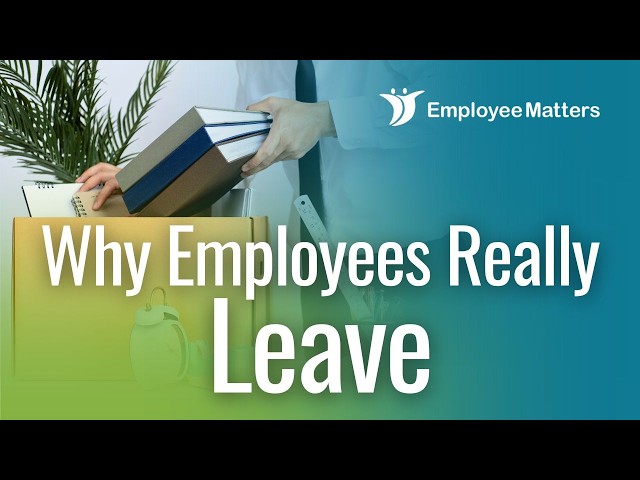 Why Employees Choose To Leave Their Jobs