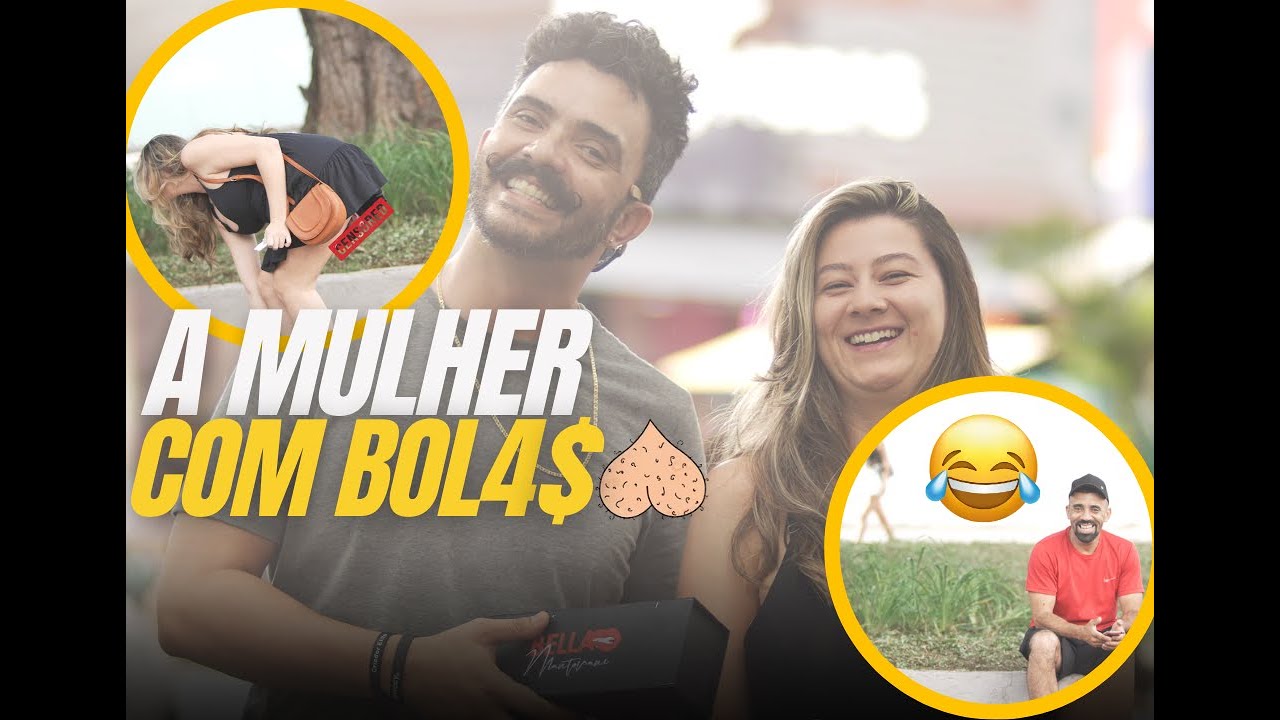 Bella Mantovani COM BOLAS FALSAS PEGADINHA (FAKE BALLS PRANK