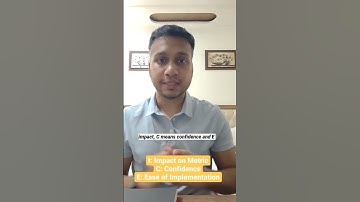 There are multiple frameworks such as ICE, RICE (Reach, Impact, Confidence, Effort) #shorts