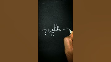 Nishita | name calligraphy | beautiful name art | nishita name