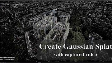 Gaussian Splat - Drone video to AR