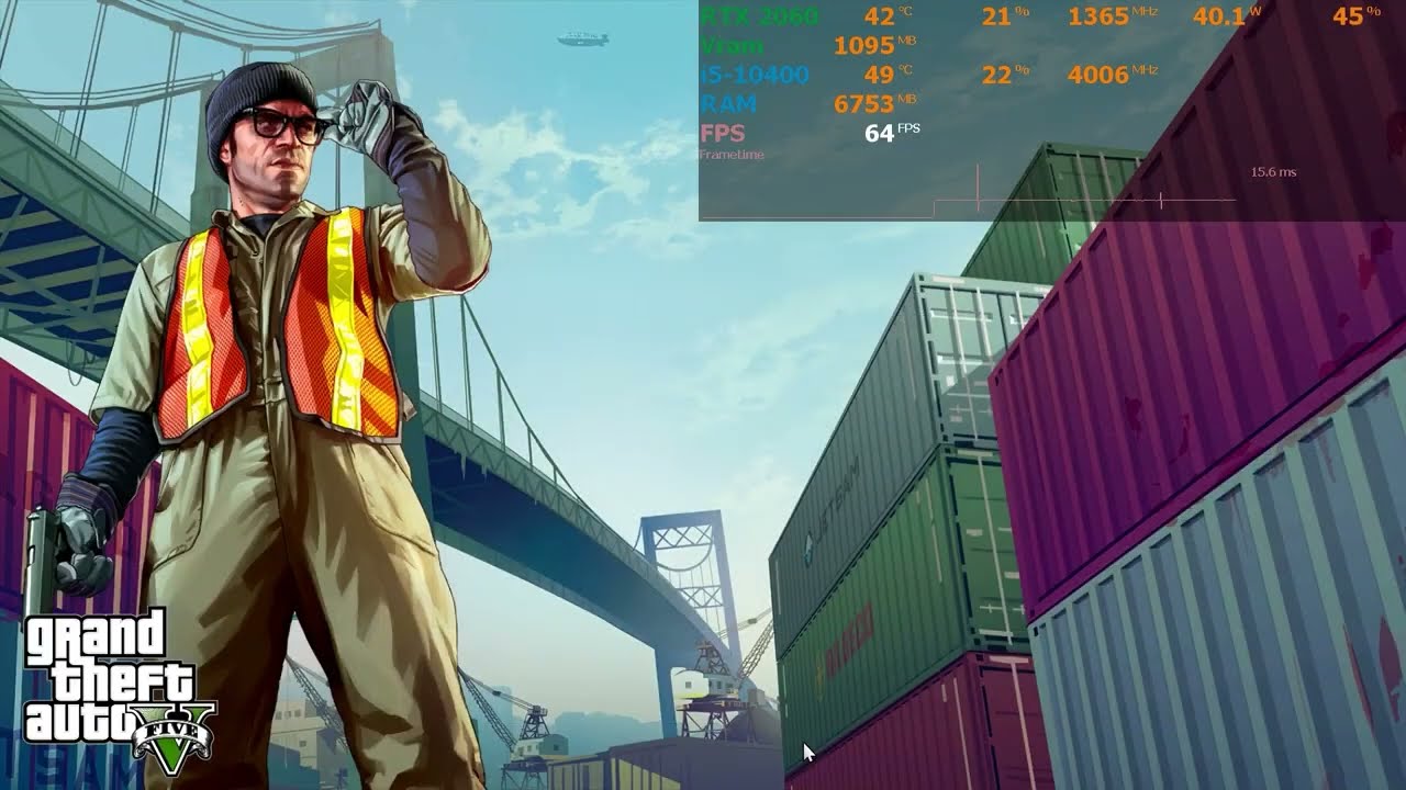 GTA V | GTX 1060 vs RTX 2060 | Max Settings at 1080p