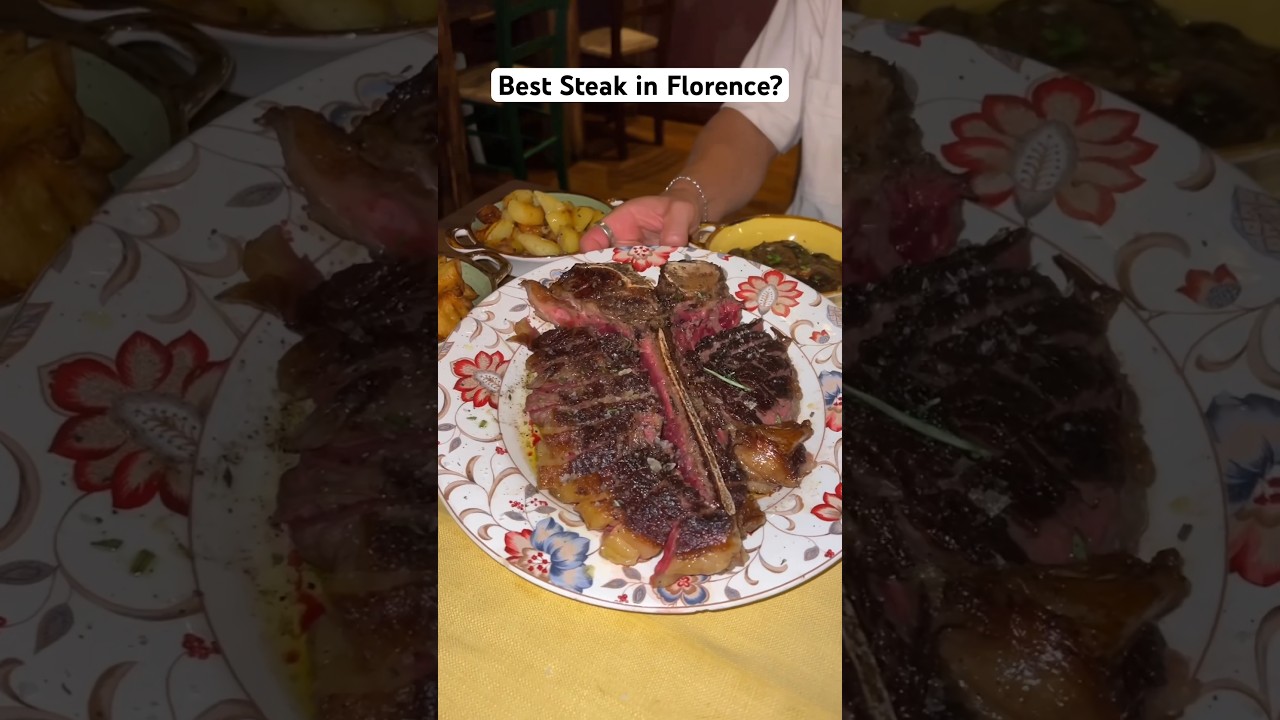 This is the best steakhouse in Florence Italy #steak #food #italy #florence #steakhouse