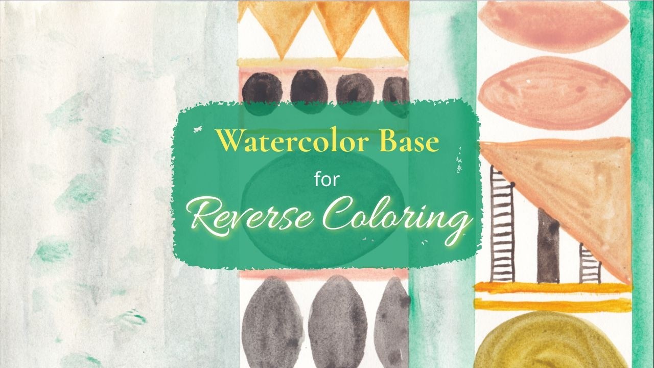 Abstract Geometric Watercolor Background | Relaxing Painting