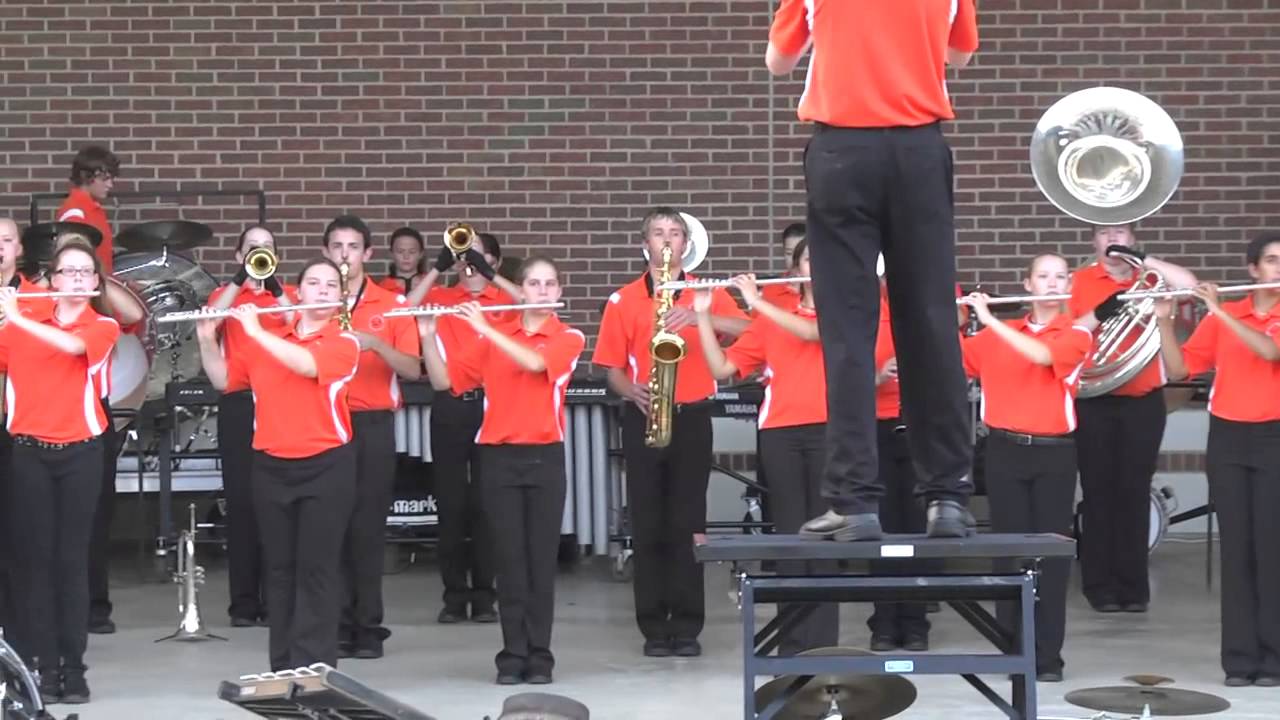 Lincoln-Way Marching Bands from West and Central Perform