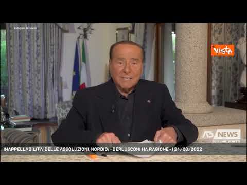 INAPPELLABILITA' DELLE ASSOLUZIONI, NORDIO: «BERLUSCONI HA RAGIONE» | 24/08/2022