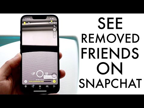 Video How To See Removed Friends On Snapchat! (2022) - youtube
