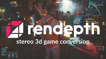 Cyberpunk 2077 IN STEREO 3D with Rendepth!!!