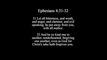Thumbnail of Ephesians 4:31-32 Song (KJV Bible Memorization)