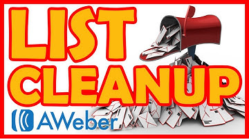 Email Marketing Best Practices | Aweber List Cleanup