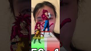 Goku SSJ4 Daima Vs Vegeta #animeslayer #goku #vegeta #demonslayer #kimetsunoyaiba #edit