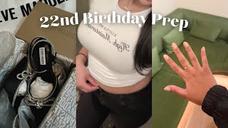 22nd birthday prep vlog | glowbar + steve madden + sunday studio manicure + windsor