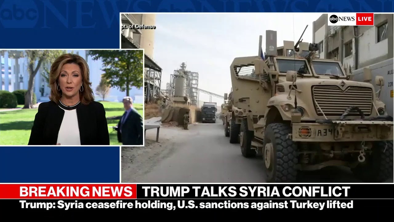 President Trump makes statement on Syria from the White House | ABC News