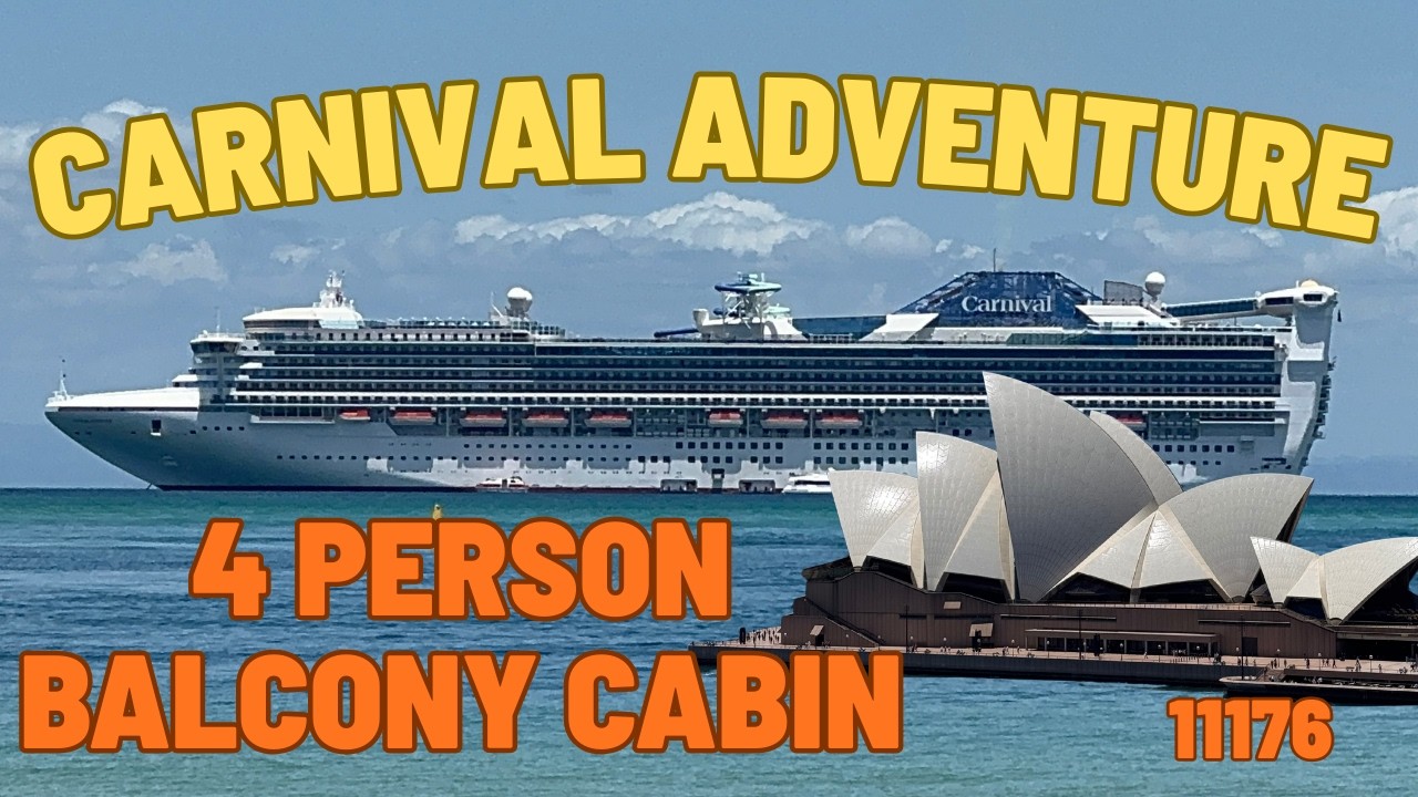 Carnival Adventure balcony cabin ￼- ￼ 4 people balcony ￼ room