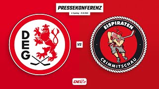 Pressekonferenz 8. Spieltag | Düsseldorfer EG - Eispiraten Crimmitschau