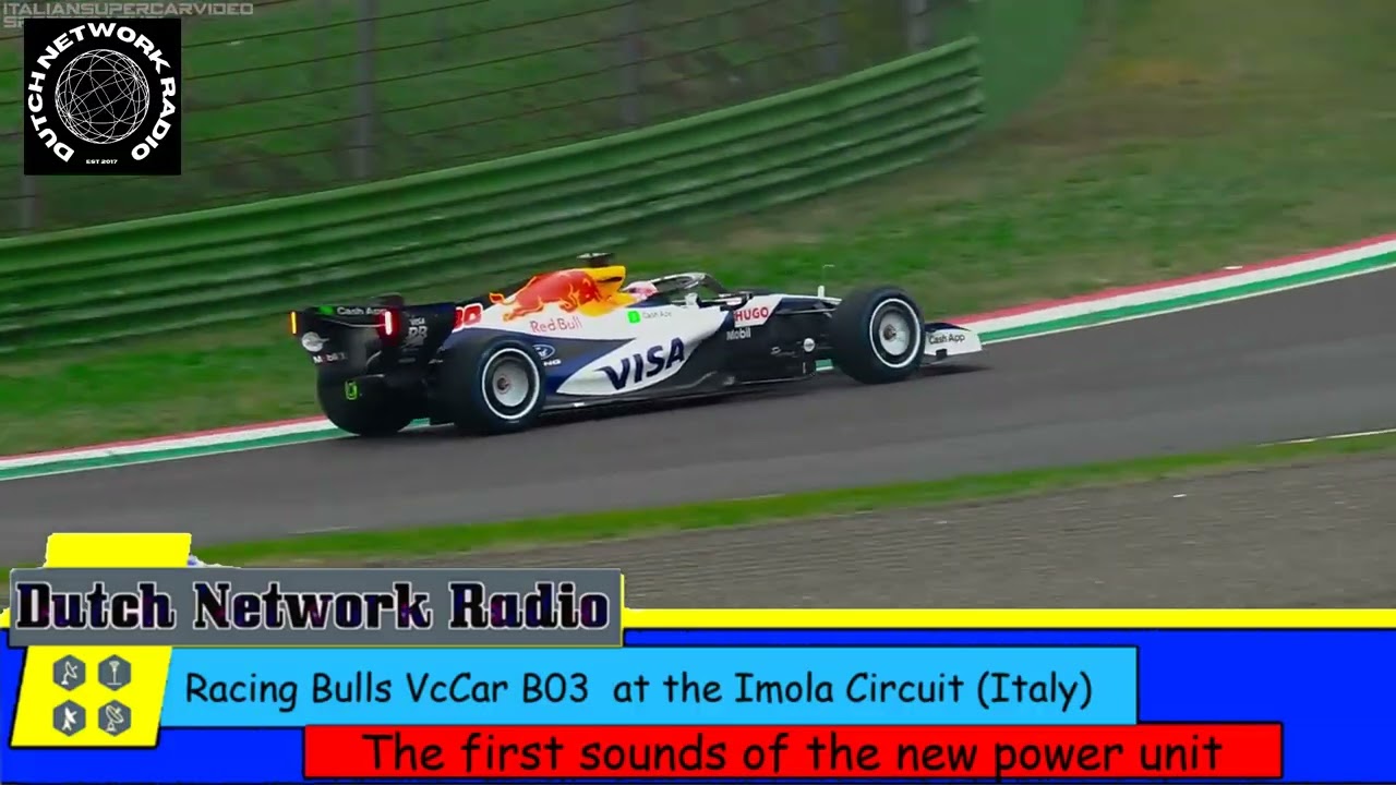 Racing Bulls VcCar B03  at the Imola Circuit (Italy)