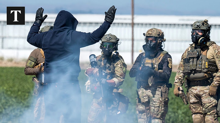 US Immigration Officers Clash With Protesters At California Farm Raid