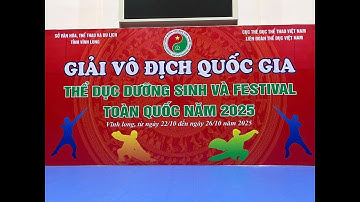 Bài Công phu Phiến 52 của Đội chủ nhà Trà Vinh đoạt Huy chương Vàng