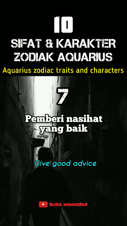 Aquarius zodiac traits and characters | #short #shorts