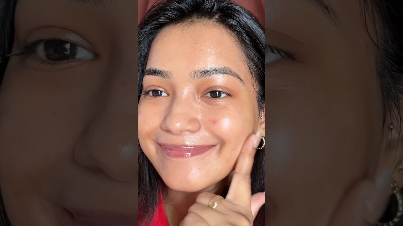 After makeup skincare routine 🌸