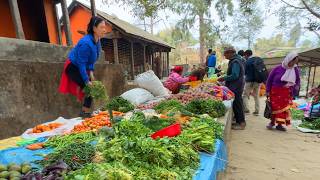 Unseen Farmers Market of Nepal | video  86 | Nepali Village Life | BijayaLimbu