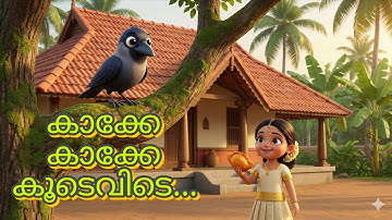 Kakke kakke koodevide | Malayalam cartoon | cartoon | baby song | kids song | crow | Ai video