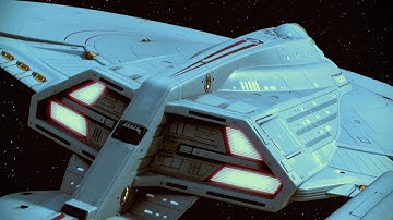 80s style USS Shangri-La - Howard Day - Lightwave 3D - Color Grade Test