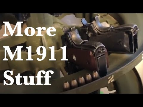 Military M1911 Service Pistol Antiques Handgun Arms Rack M1920 Cleaning ...