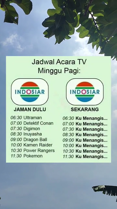 Download lagu jadwal acara Indosiar dulu dan sekarang#hiburan#memes#shorts