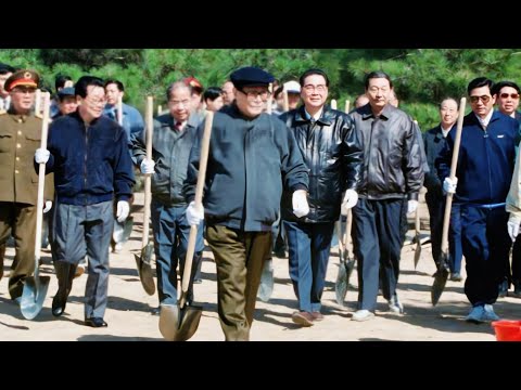 【合辑】“最强植树天团”，江泽民、李鹏、朱镕基、胡锦涛等参加义务植树活动的影像资料
