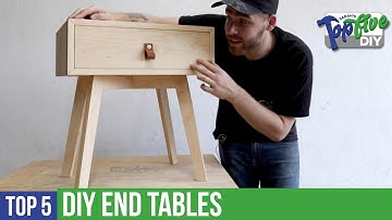 Top 5 DIY End Tables! The Best Maker Videos for Your Next Build!