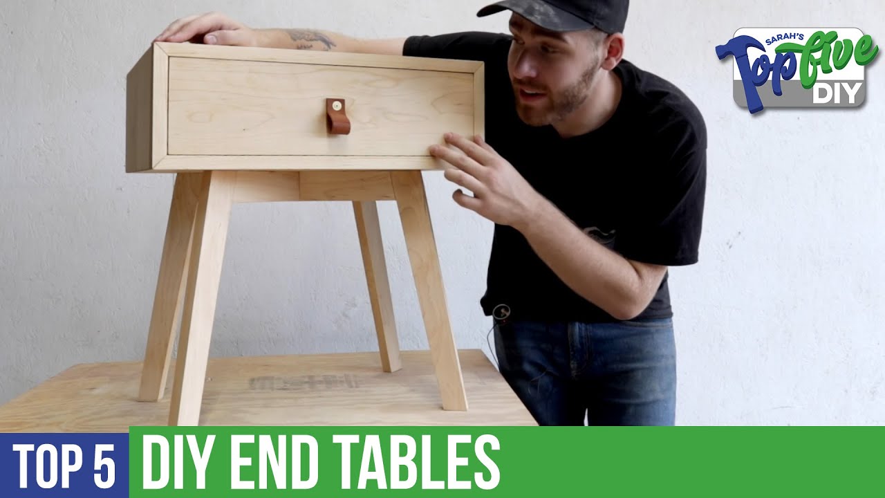 Top 5 DIY End Tables! The Best Maker Videos for Your Next Build! YouTube