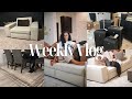 Weekly vlog! Therapy   vacation? new furniture   new rug & cooking