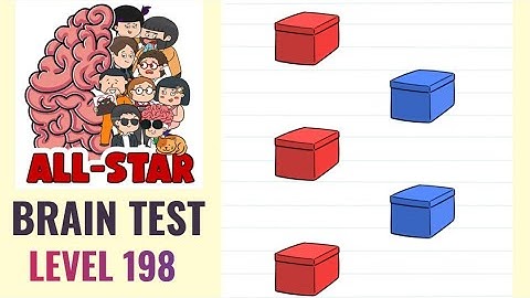 Brain Test All Star Level 198 | Align these boxes | Walkthrough