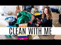 CLEAN WITH ME 2020 | CLEANING, DECLUTTERING, PACKING, UNPACKING, ORGANIZING | Moving Day 1